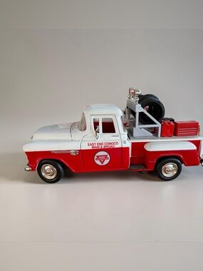DIECAST 1955 CHEVROLET SIDE STEP PICKUP 1:24 CONOCO #88084 W/ BOX & PAPERWORK